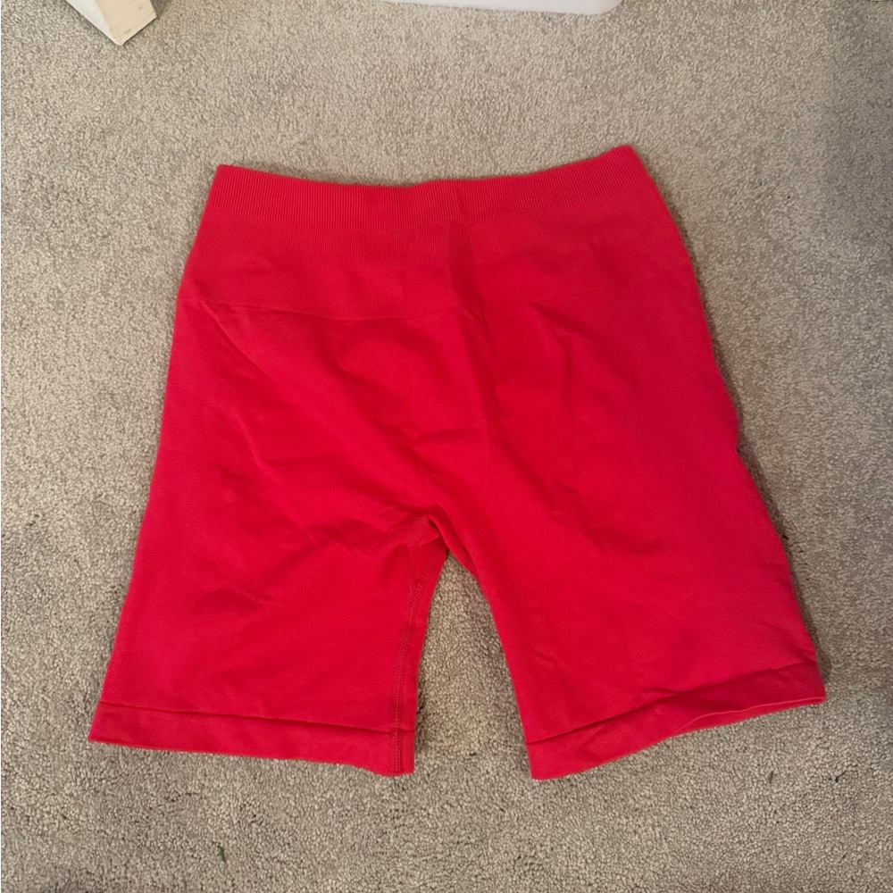 Aurola Red/Pink workout shorts
